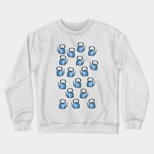 Teapot Pattern Crewneck Sweatshirt